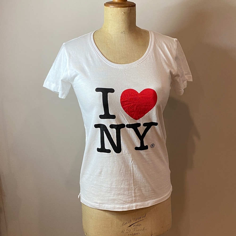 I ❤️ NY Graphic T-Shirt | White | Ladies Large